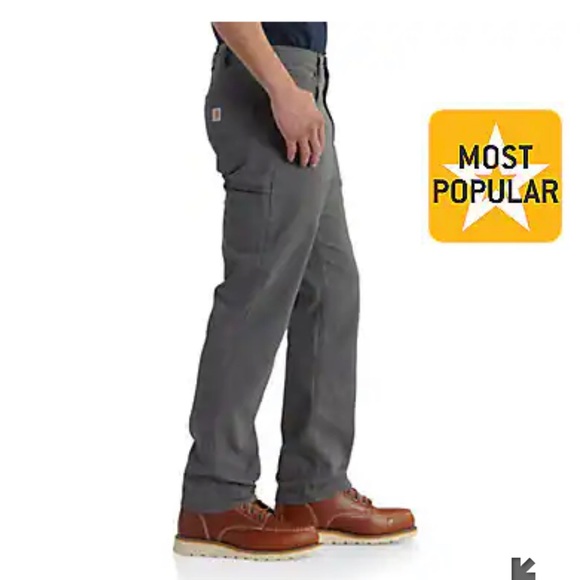 NWT Carhartt RUGGED FLEX® RELAXED FIT CANVAS 5-POCKET WORK PANT 44 x 32 - Picture 9 of 10